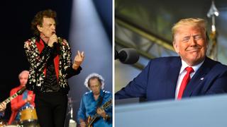 Los Rolling Stones amenazan con demandar a Donald Trump