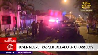 Chorrillos: joven fue asesinado de tres balazos delante de su madre | VIDEO