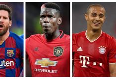 Lionel Messi, Pogba, Thiago y los jugadores que serán libres en junio del 2021 | FOTOS