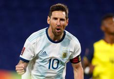 Con gol de Lionel Messi, Argentina ganó 1-0 a Ecuador en La Bombonera por Eliminatorias 2022