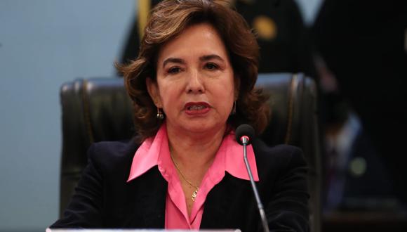 Elvia Barrios fue presidenta del Poder Judicial en el periodo 2021-2022. (Foto: El Comercio)