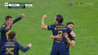 Alan Mozo puso el empate 1-1 de Pumas ante América por los cuartos de final de la Liga MX | VIDEO