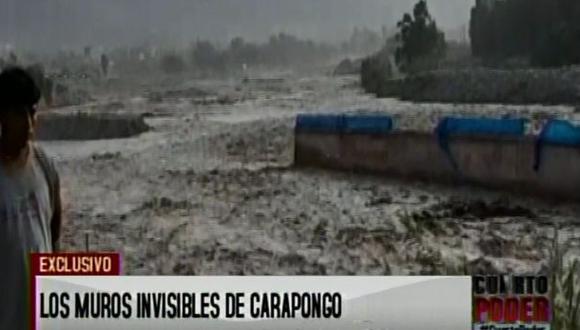 Carapongo: culpan a Rutas de Lima de destruir defensa ribereña