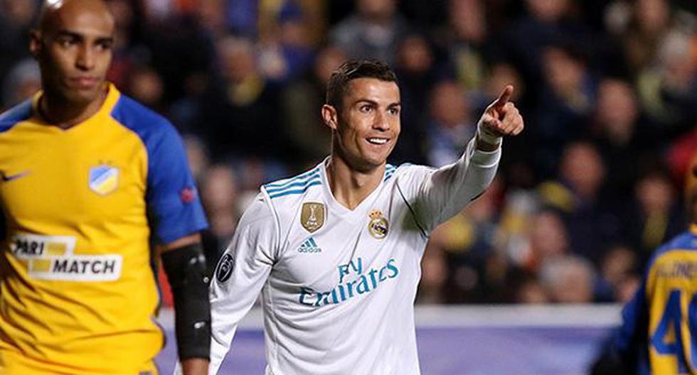 Real Madrid goleó al APOEL con dobletes de Cristiano Ronaldo y Karim Benzema. (Foto: EFE)