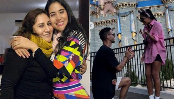 Celia Rodríguez siempre apoyó a su hija Melissa Paredes y se mostró feliz con la pedida de mano.