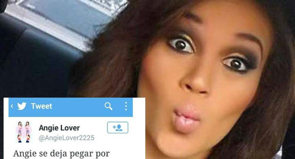 Una seguidora de Angie Arizaga alarmó a tuiteros, quienes criticaron su comentario a favor de la agresión a la mujer. (Foto: Difusión / Twitter)