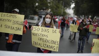 Las Bambas: trabajadores retoman protestas y marchan en Lima, Cusco y Arequipa 
