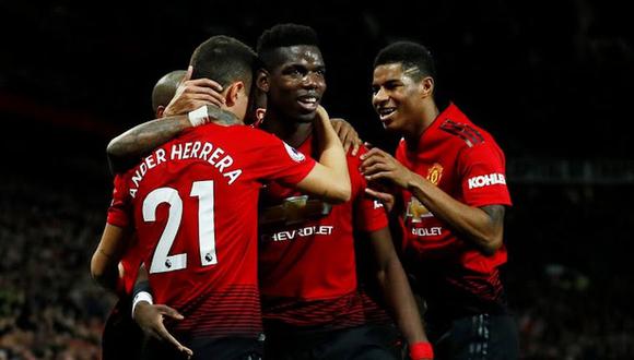 Manchester United sumó dos triunfos al hilo desde la salida de Jose Mourinho y se metió en zona de clasificación europea. | Foto: AFP