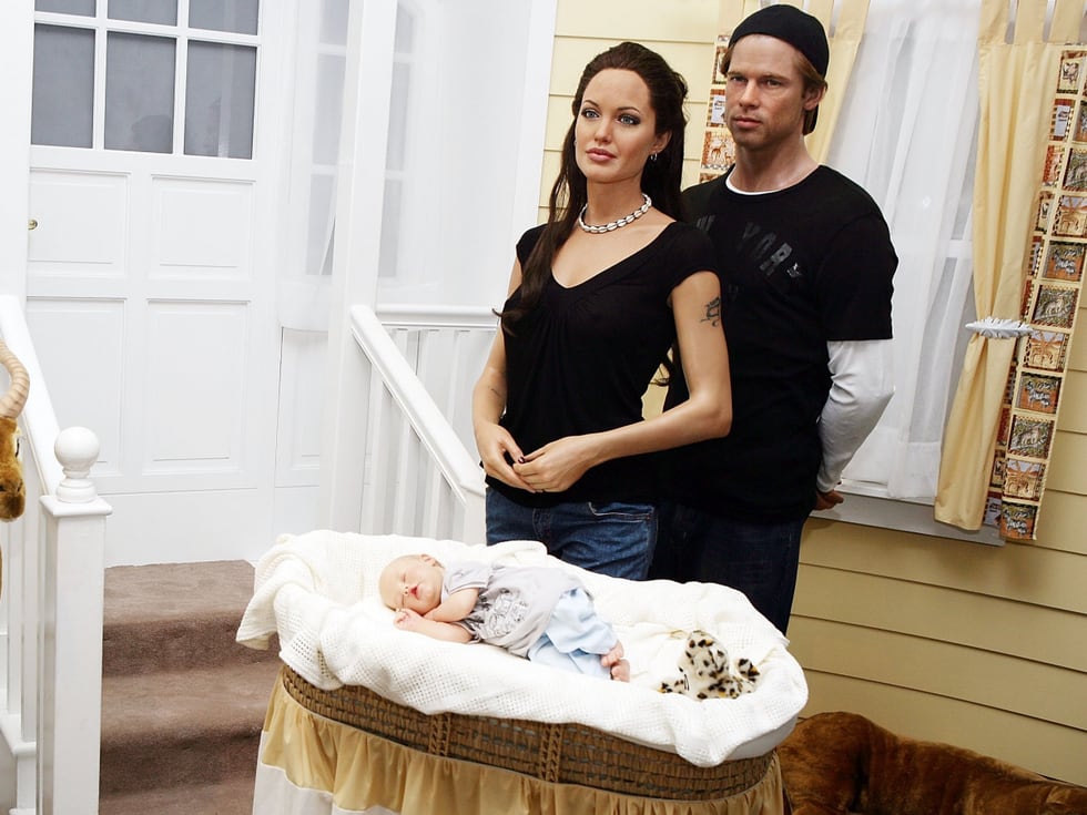 Shiloh Jolie Pitt, Angelina y Brad, inmortalizados en cera en el Museo Madame Tussauds.