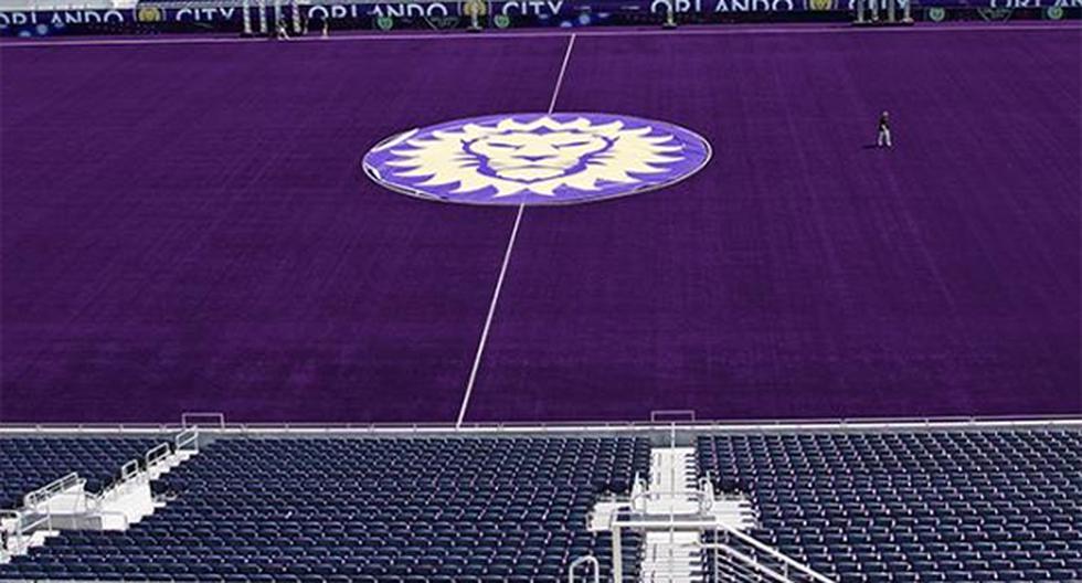 Una decisión del club que traerá polémica ¿Césped púrpura? (Foto: Facebook Orlando City)
