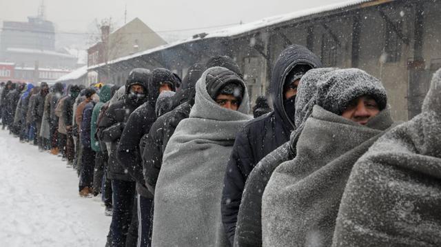 Belgrado: El duro invierno de los refugiados a -15° centígrados - 12