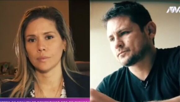 Wendy Chávez, expareja de Eduardo Alonzo, se presentó en programa de Magaly Medina para denunciar al conductor. (Foto: Captura Magaly TV: La Firme)