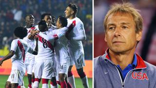 Klinsmann no ocultó su gran respeto hacia la selección peruana
