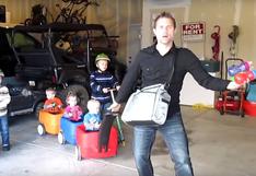 YouTube: papá con 5 hijos parodia canción ‘Sexy and I know it’ | VIDEO