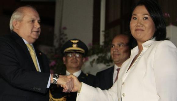 Keiko Fujimori se reunirá con Pedro Cateriano este viernes