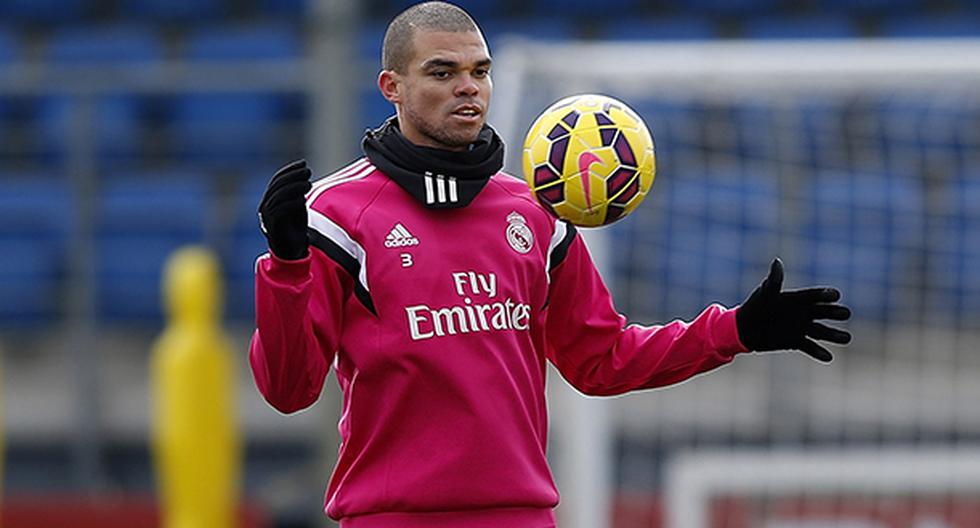 Pepe volvió a entrenar con el Real Madrid. (Foto: Getty Images)