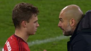 Pep Guardiola y su ofuscada reacción contra juvenil del Bayern