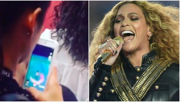 Joven se dedica a jugar Pokémon Go en concierto de Beyoncé