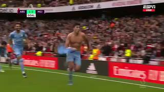 Rodri anotó el agónico gol del triunfo 2-1 del Manchester City vs. Arsenal | VIDEO
