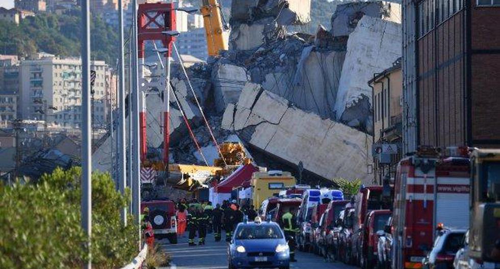 Maribel Erazo, hermana del peruano fallecido en Génova, dio algunos detalles de la víctima, tras la caída del puente Morandi el pasado martes. (Foto: EFE)