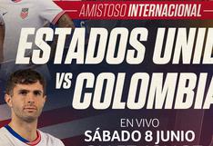 Estados Unidos vs. Colombia en vivo: previa del amistos, fecha, historial, hora y canal