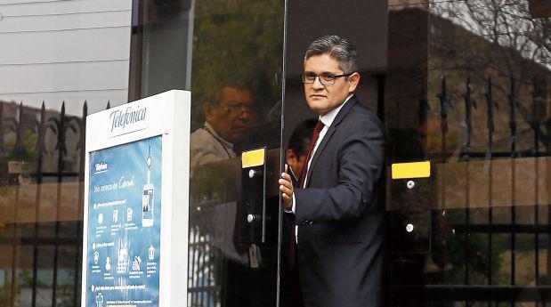 El fiscal José Domingo Pérez dijo que no podía afirmar que Telefónica ocultó información. (Foto: Francisco Neyra)