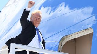 Donald Trump parte rumbo a Singapur para reunirse con Kim Jong-un