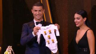 Ronaldo, Georgina y la reacción ante el regalo de David Ginola