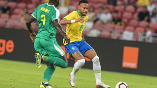 Brasil y Senegal empataron 1-1 en el amistoso internacional FIFA jugado en Singapur