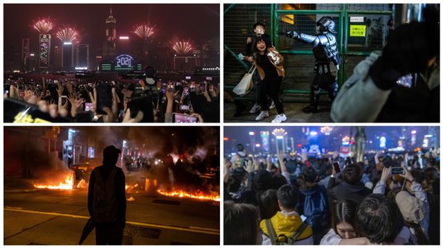 Las protestas contra el gobierno de Hong Kong iniciaron en junio del 2019, pero en diciembre la violencia en estas creció. (Foto: AFP/AP/Bloomberg)