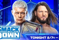 WWE SmackDown EN VIVO: cartelera, horario y dónde ver el show de este viernes 7 de junio