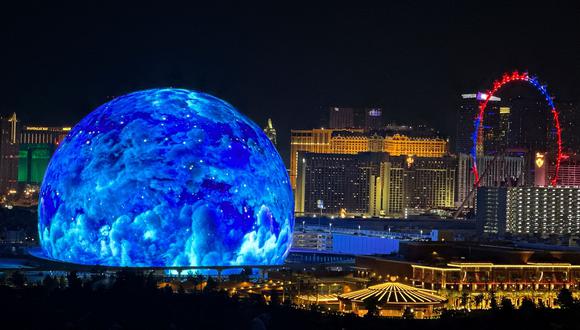 The Sphere en The Venetian Resort​ ​es un estadio esférico de música y entretenimiento en Paradise, Nevada, cerca de Las Vegas Strip y al este del Venetian Resort.