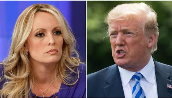 Stormy Daniels defiende que tuvo una aventura con Donald Trump en el 2006, cuando el magnate ya estaba casado con Melania Trump. (Foto: AP / AFP)