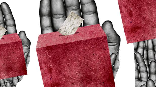 "La ley electoral que proponemos es una ley trascendente, producto de una reforma consensuada por la que nadie se atrevía a dar el primer paso porque no la creían posible". (Ilustración: Giovanni Tazza)