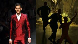 Hombre se desnudó en plena pasarela de la Semana de la Moda de Milán