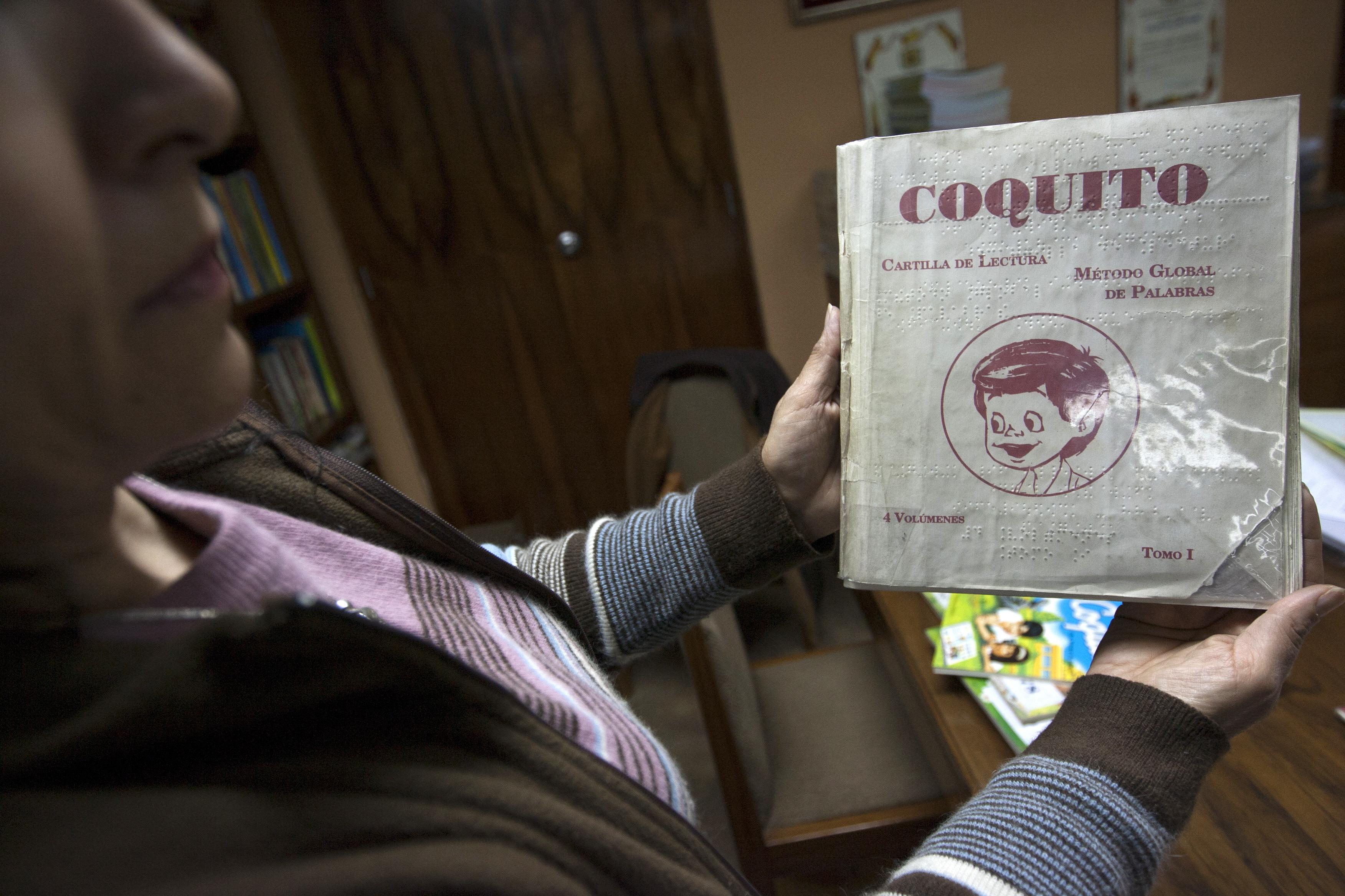 Primera edición de Coquito en el sistema Braille.