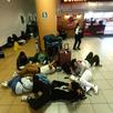 Así pasaron la noche pasajeros en el aeropuerto Jorge Chávez | FOTOS