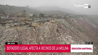 La Molina: vecinos denuncian botadero ilegal