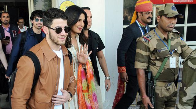 Joe, el hermano de Nick Jonas, y su esposa, la actriz Sophie Turner, también están en India. (Foto: Agencias)