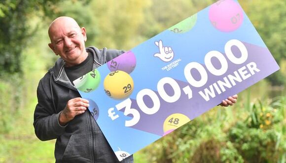 Graham Potts ganó más de 400 mil dólares en la lotería del Reino Unido. (Foto: The National Lottery)