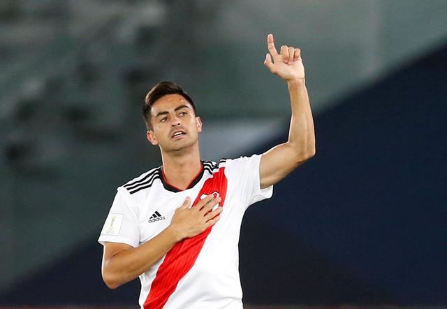 River Plate vs. Kashima: 'Pity' Martínez anotó este golazo en su adiós del 'Millonario'. (Foto: AFP/Reuters)