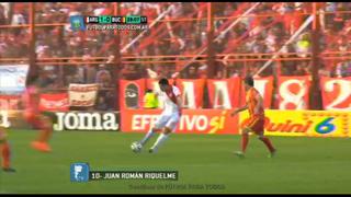 Juan Román Riquelme debutó con este gol en Argentinos Juniors