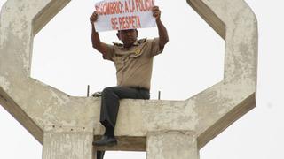 Chiclayo: suboficial de la policía protesta por supuestos abusos en Tumán [Video]