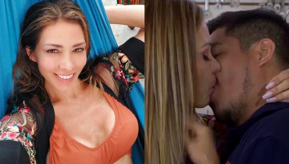 Lucecita Ceballos regresó a la serie "Al fondo hay sitio" y se dio apasionado beso con Erick Elera. (Foto: Instagram / Captura de video)
