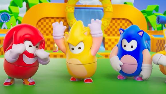 Sonic the Hedgehog llegó a Fall Guys. (Foto: PlayStation, captura de pantalla)