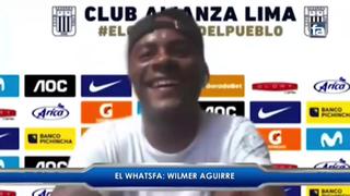 Wilmer Aguirre y sus divertidos recuerdos con Alianza Lima