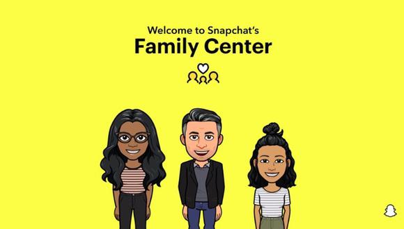 Family Center, la nueva herramienta de control parental de Snapchat. (Foto: Snap)