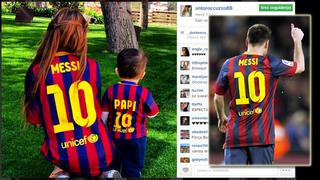 Tras gol de Leo: el festejo de la novia y el hijo de Messi