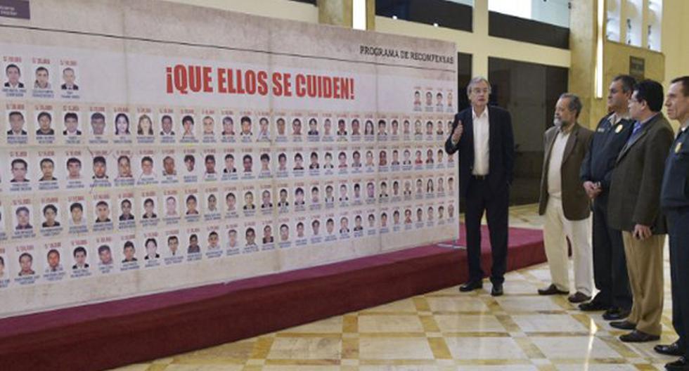 Se dispuso la colocación de un banner en el hall principal de la sede ministerial con los rostros de los criminales más buscados por la Policía Nacional. (Foto: Andina)