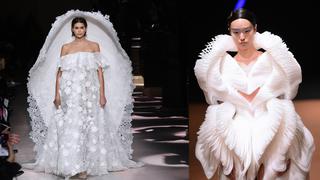 Novias: estos han sido los vestidos más extravagantes de la Semana de Alta Costura 2020 | FOTOS  